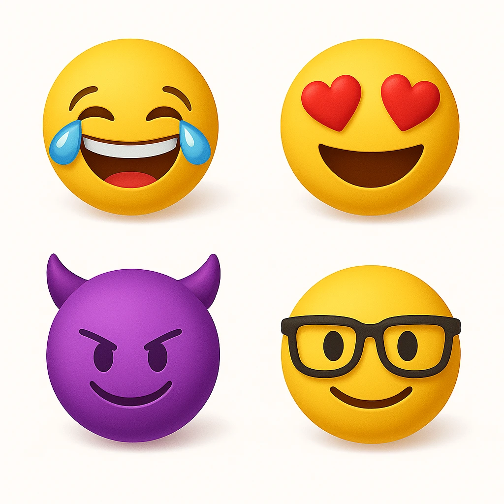 change glasses from transparent to black  emoji