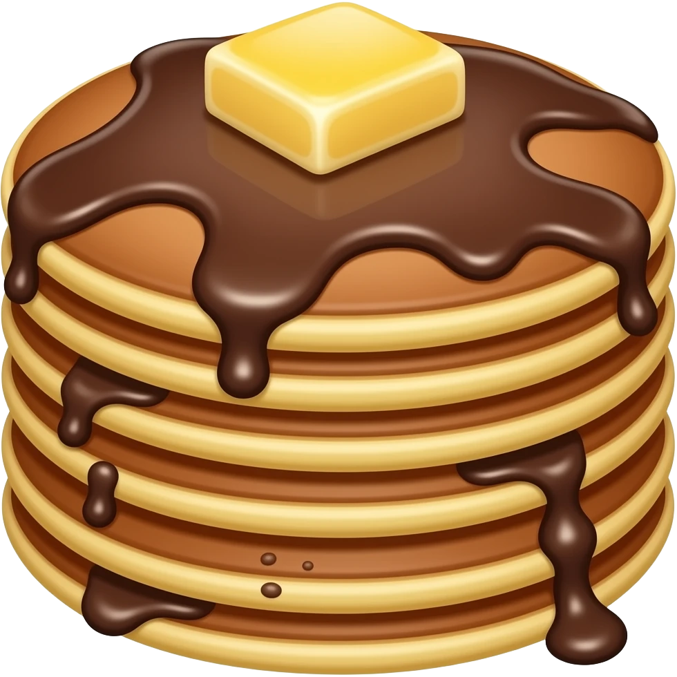 Chocolate Pancakes emoji