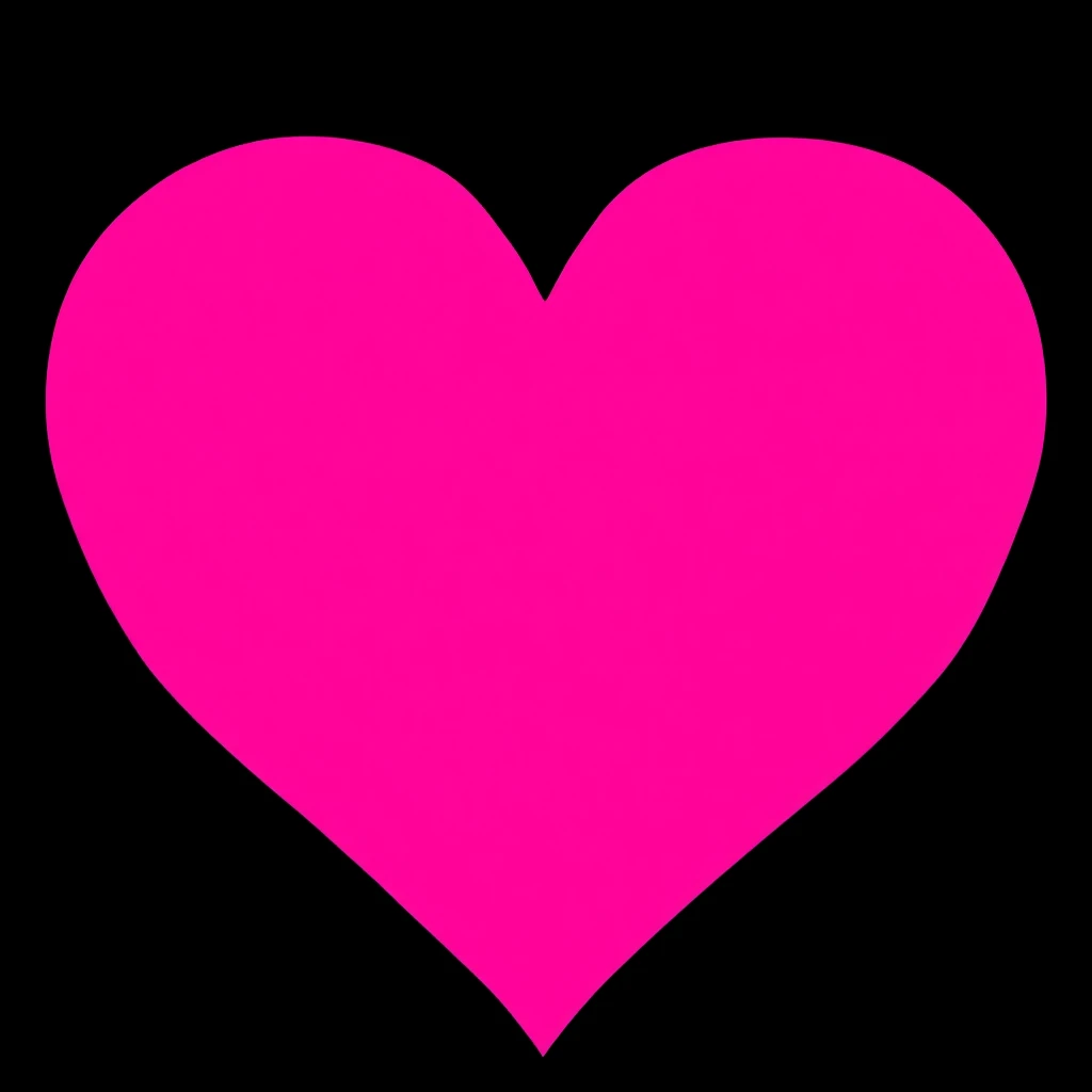 goth pink heart emoji