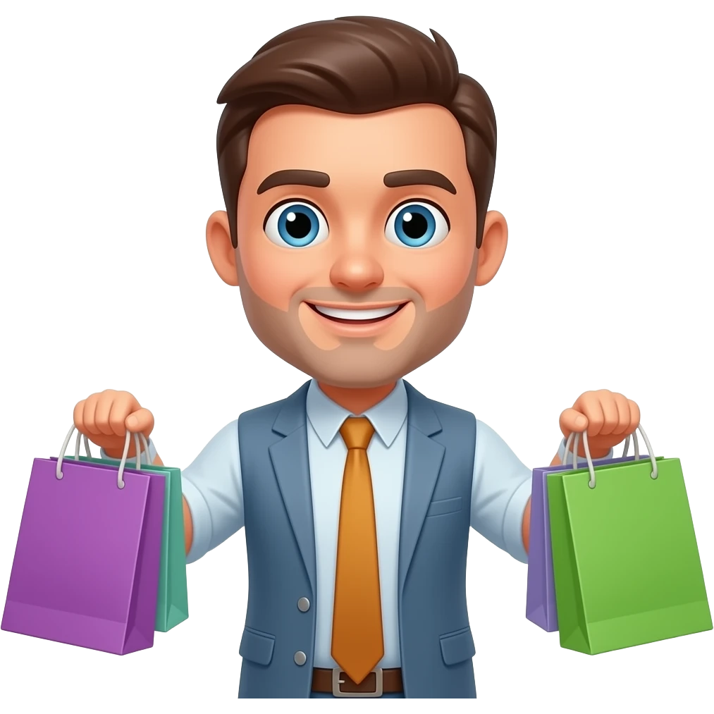 Shopping Men emoji