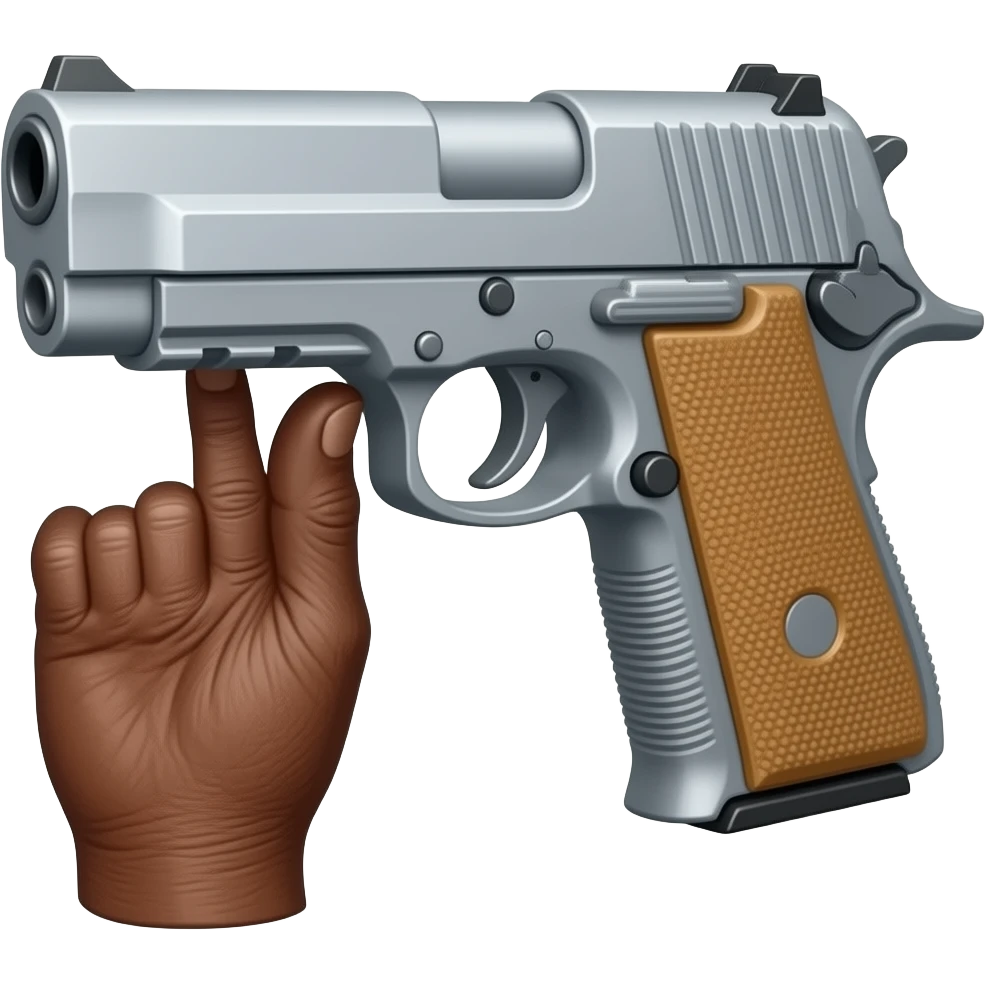 Desert eagle gun emoji emoji