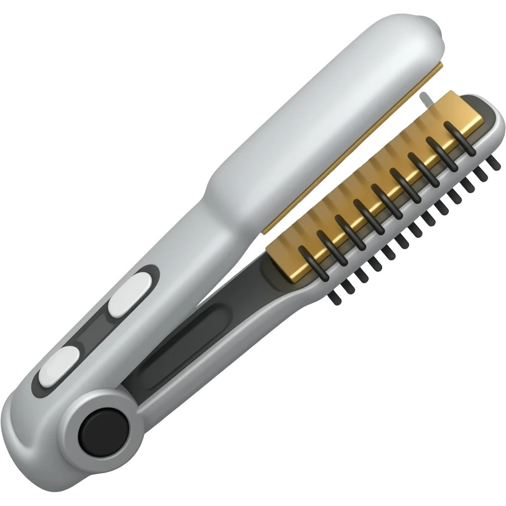 Plancha de pelo emoji