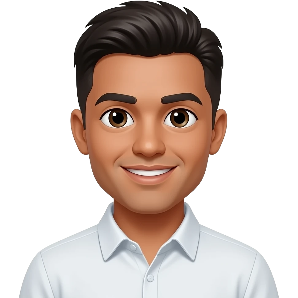 Vini Jr, white shirt emoji