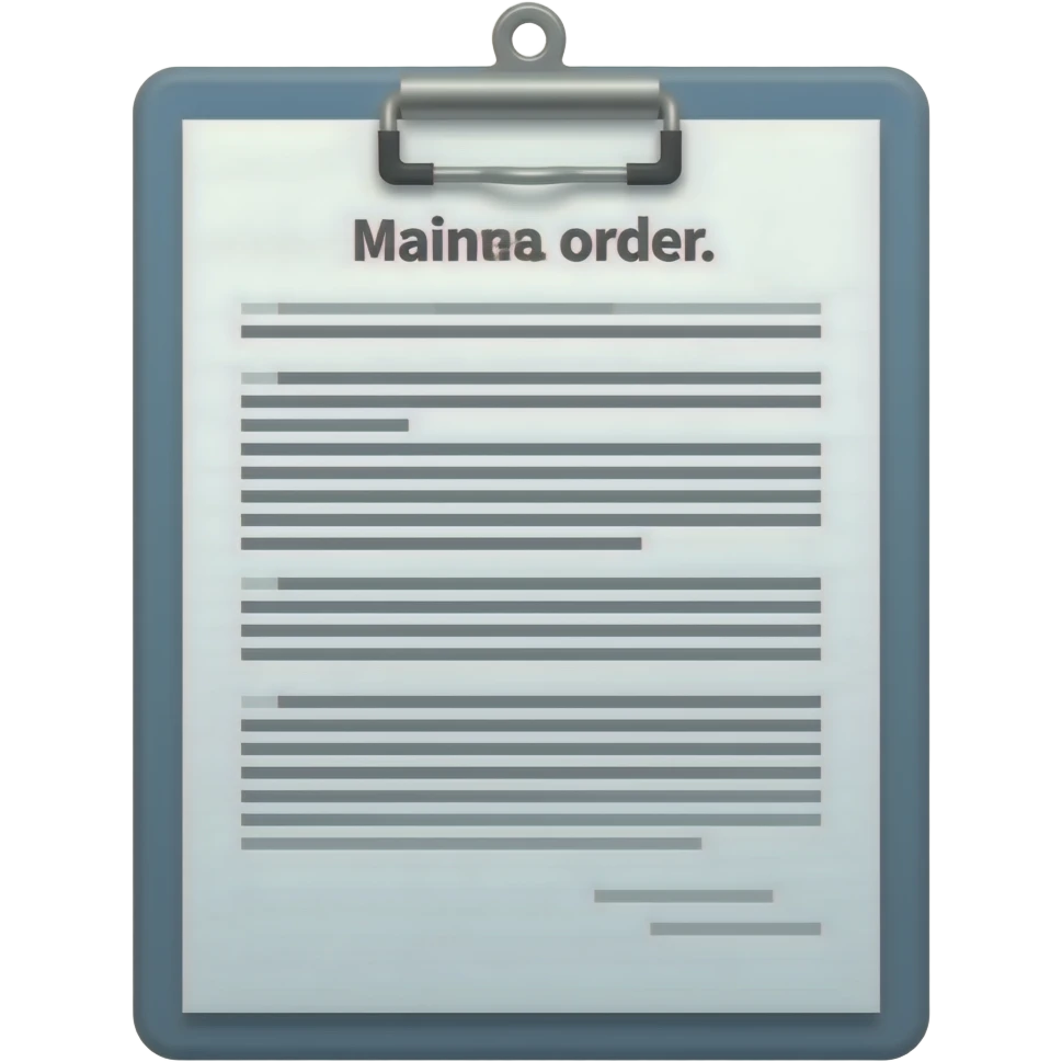 maintanence order emoji