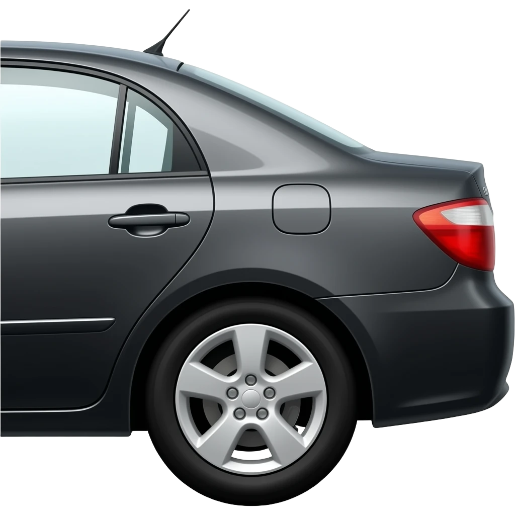 Toyota corolla 2005 preto de lado emoji