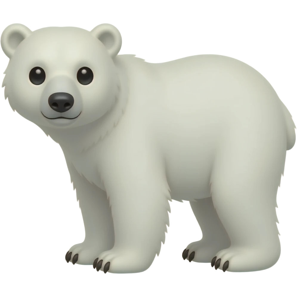 lady polar bear emoji