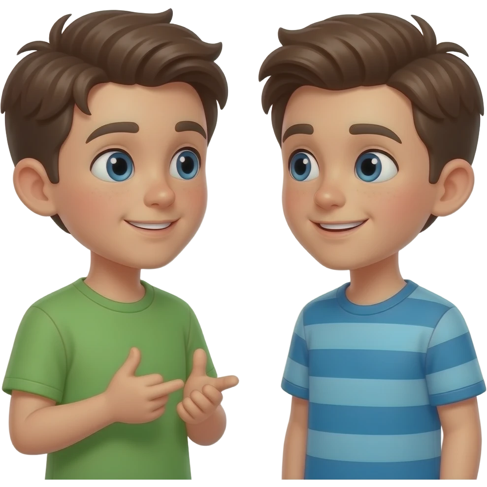 talking eachother boys emoji