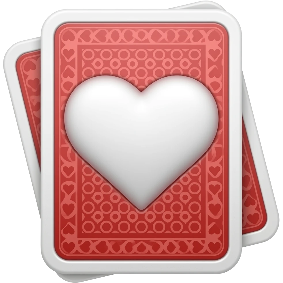 🪽 need both side with white heart in centre emoji