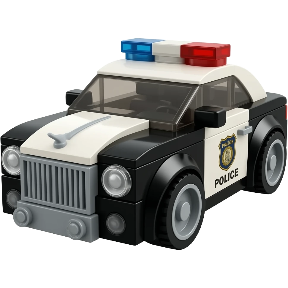 Lego luxury police car emoji