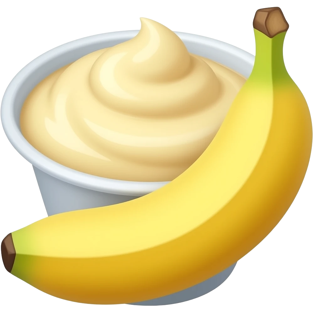 pure de platano emoji
