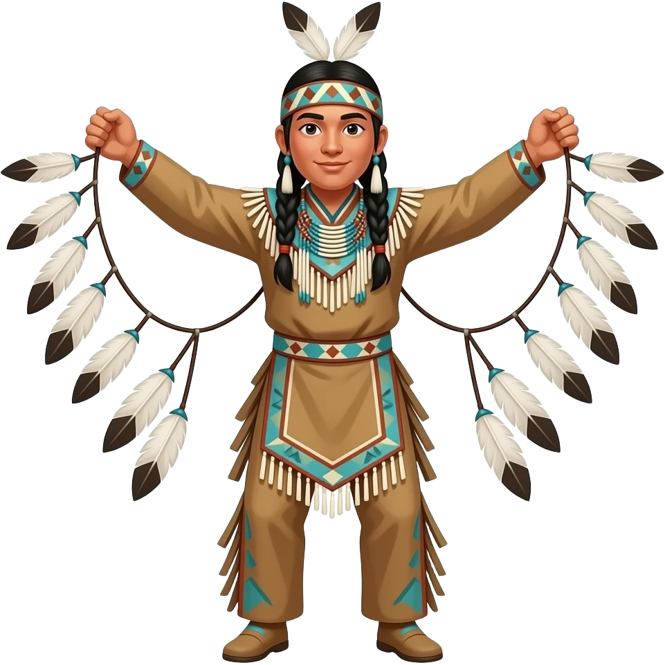 native american pow wow emoji