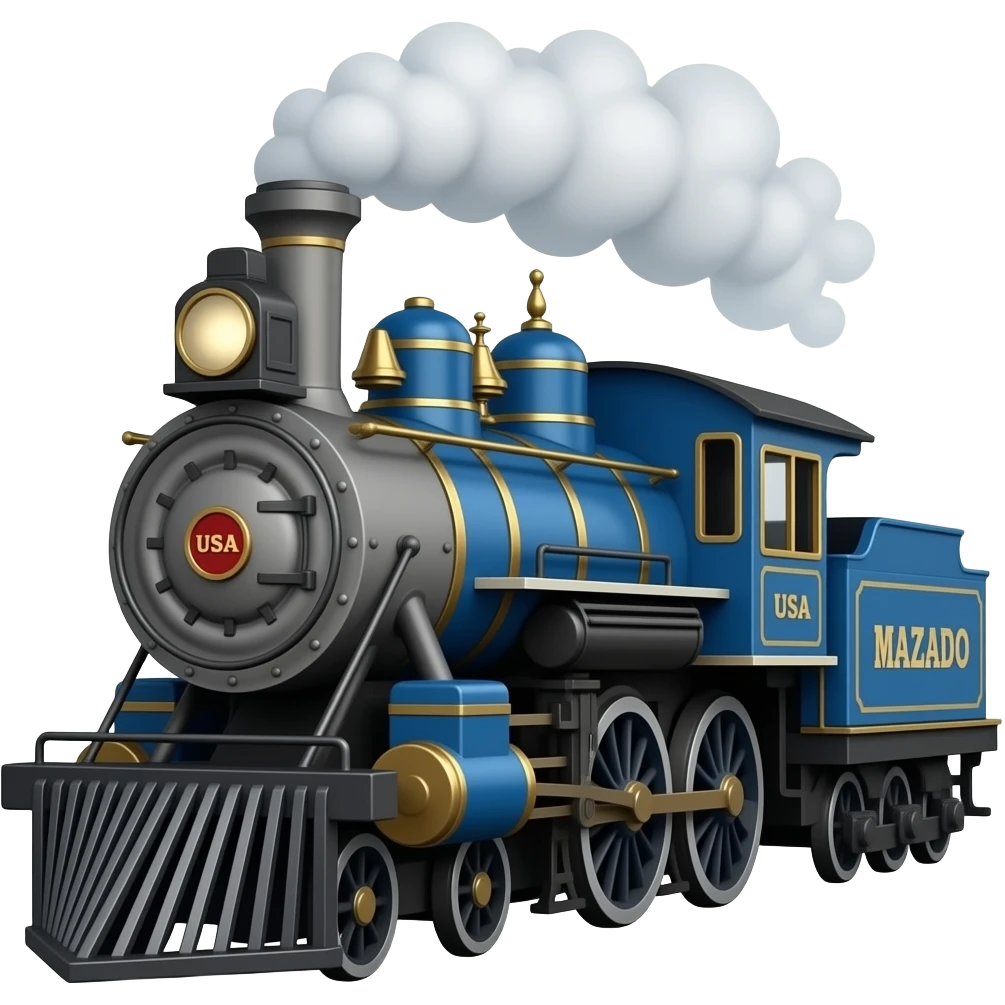 Usra mikado steam Locomotive🚂 emoji