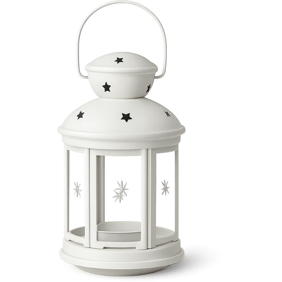 white christmas lanter remove background emoji