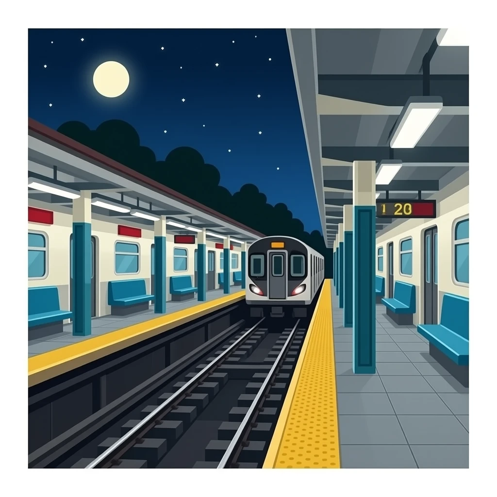 entire view of the subway emoji