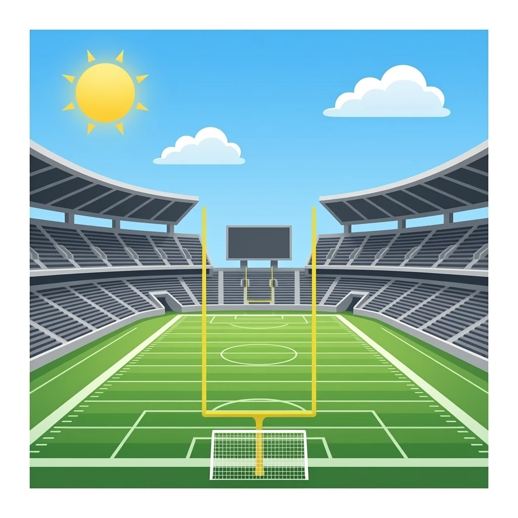 Football stadium emoji