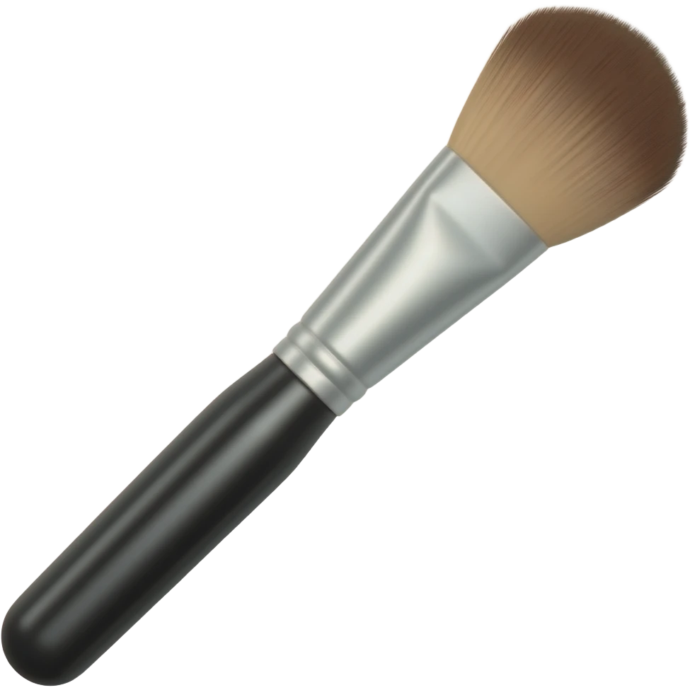 Pincel de maquiagem emoji