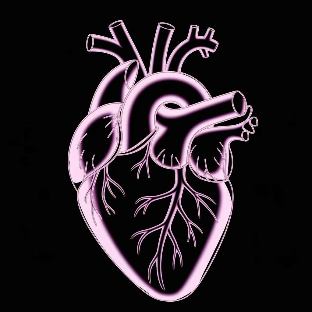 heart with a glassy transparent look emoji