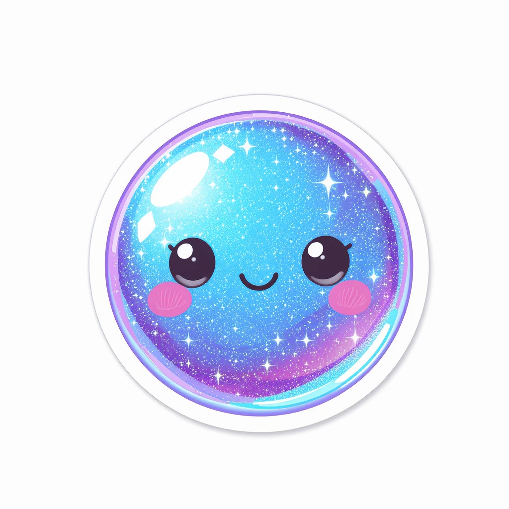 cute and shiny object with sparkles, no background emoji