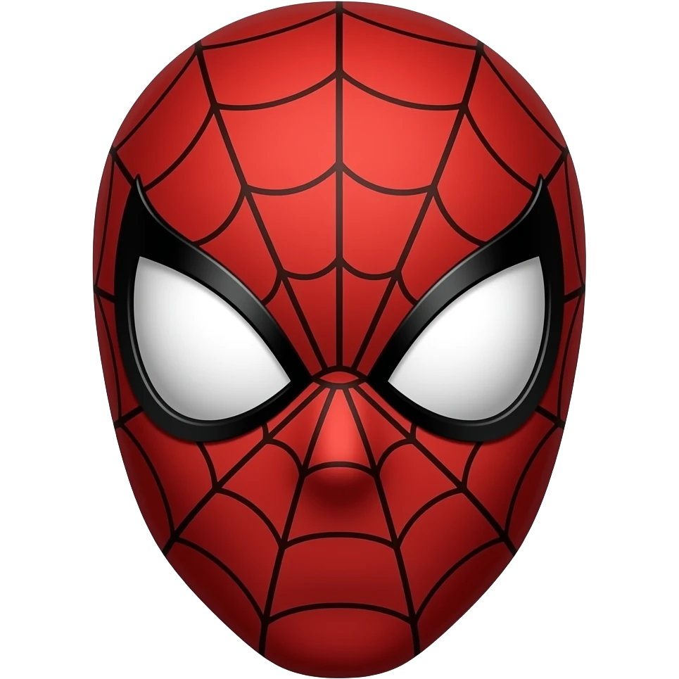 Spiderman face emoji