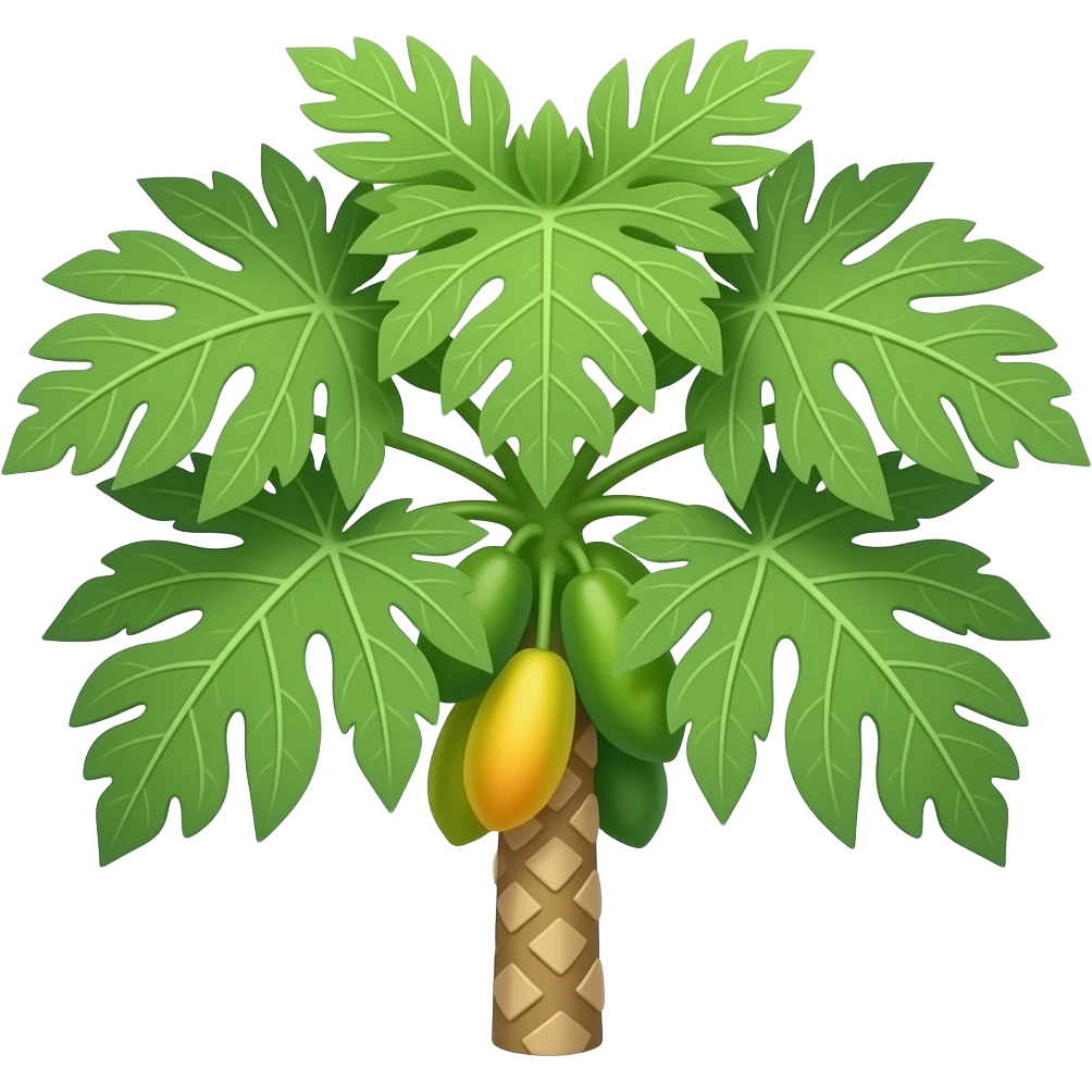 papaya tree emoji