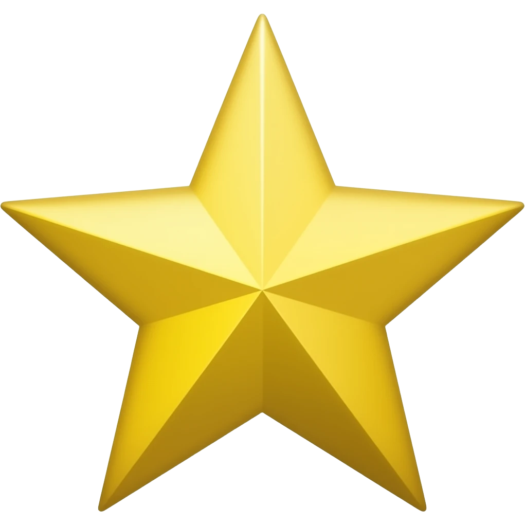 Three pointed star emoji