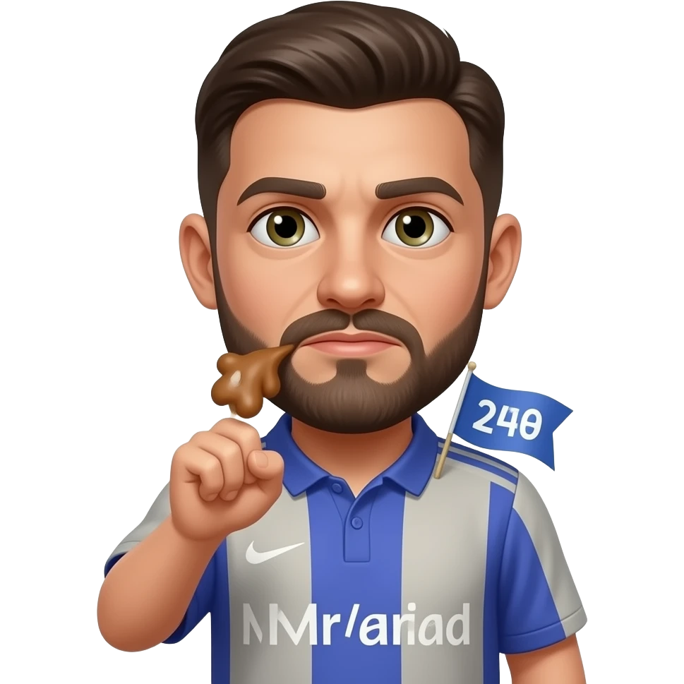 madridista cagando emoji