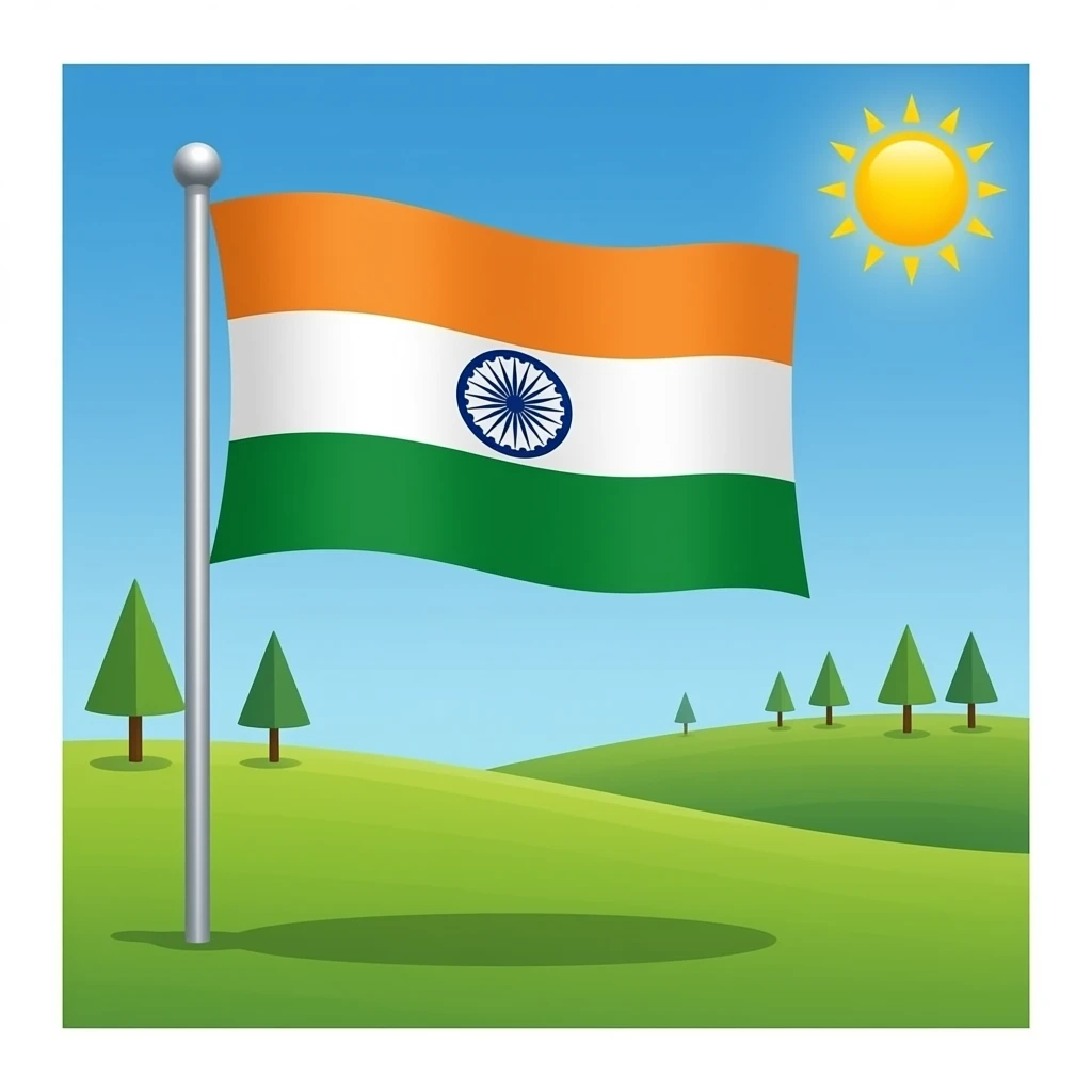 SHIBHATI BOOTH NO.8 BJP FLAG emoji