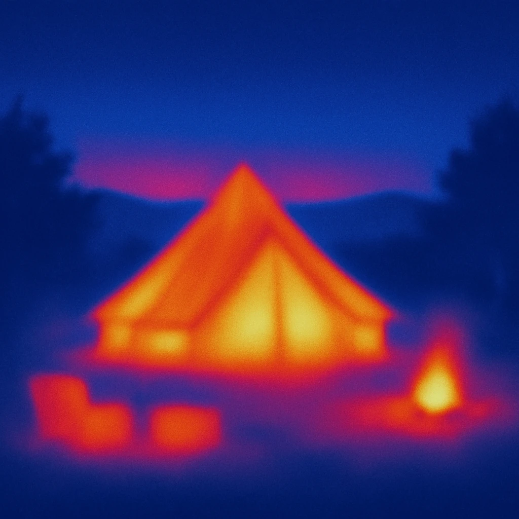 glamping sunset emoji