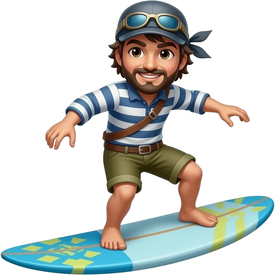 smuggler surfing emoji