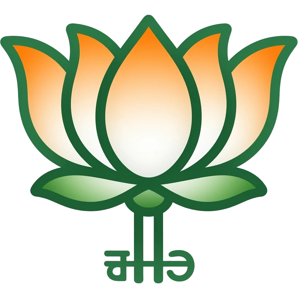 Bharatiya janata party symbol without any background just a lotus flower which is looks like BJP PARTY SYMBOL emoji