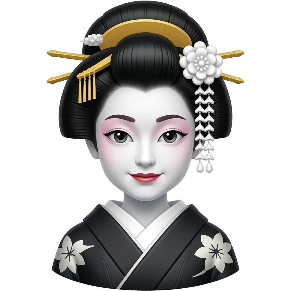crea una geisha japonesa emoji