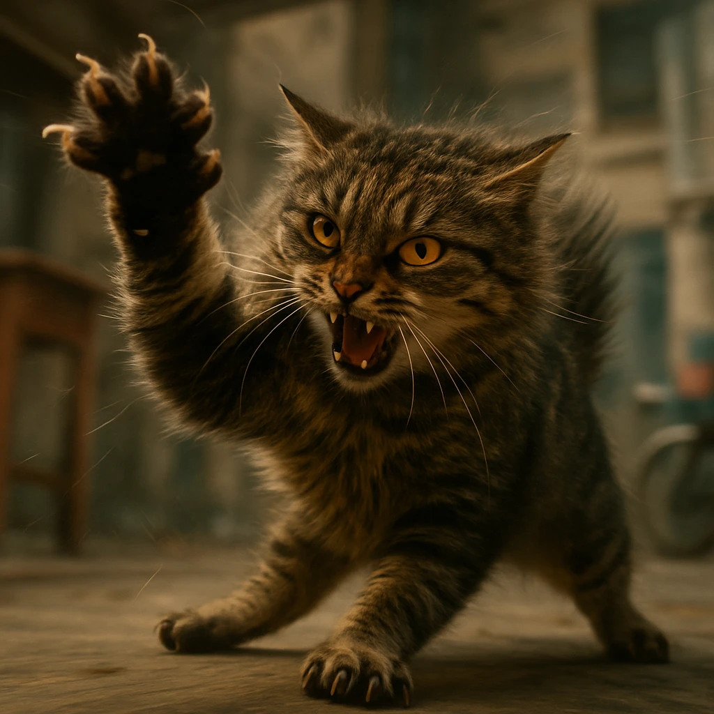 cat attack emoji