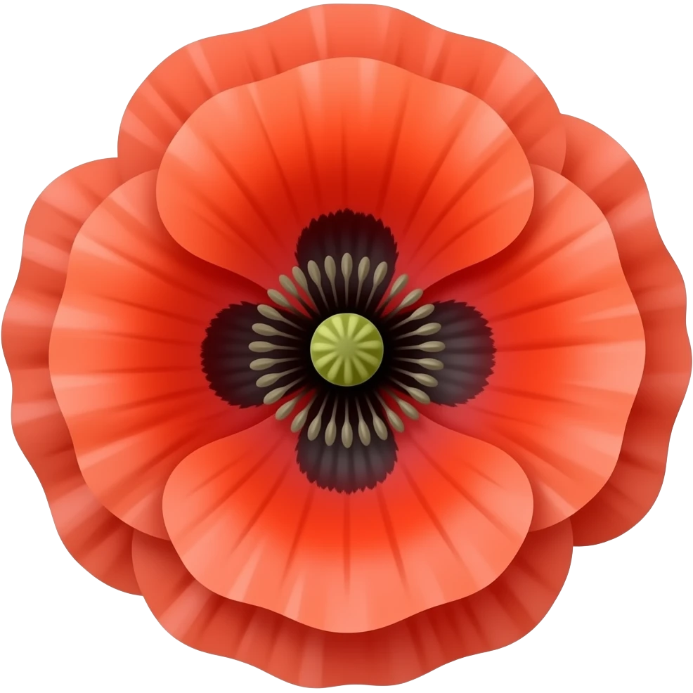 Poppy Flower emoji