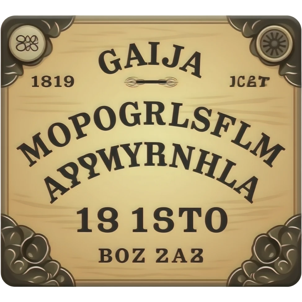 Ouija board emoji