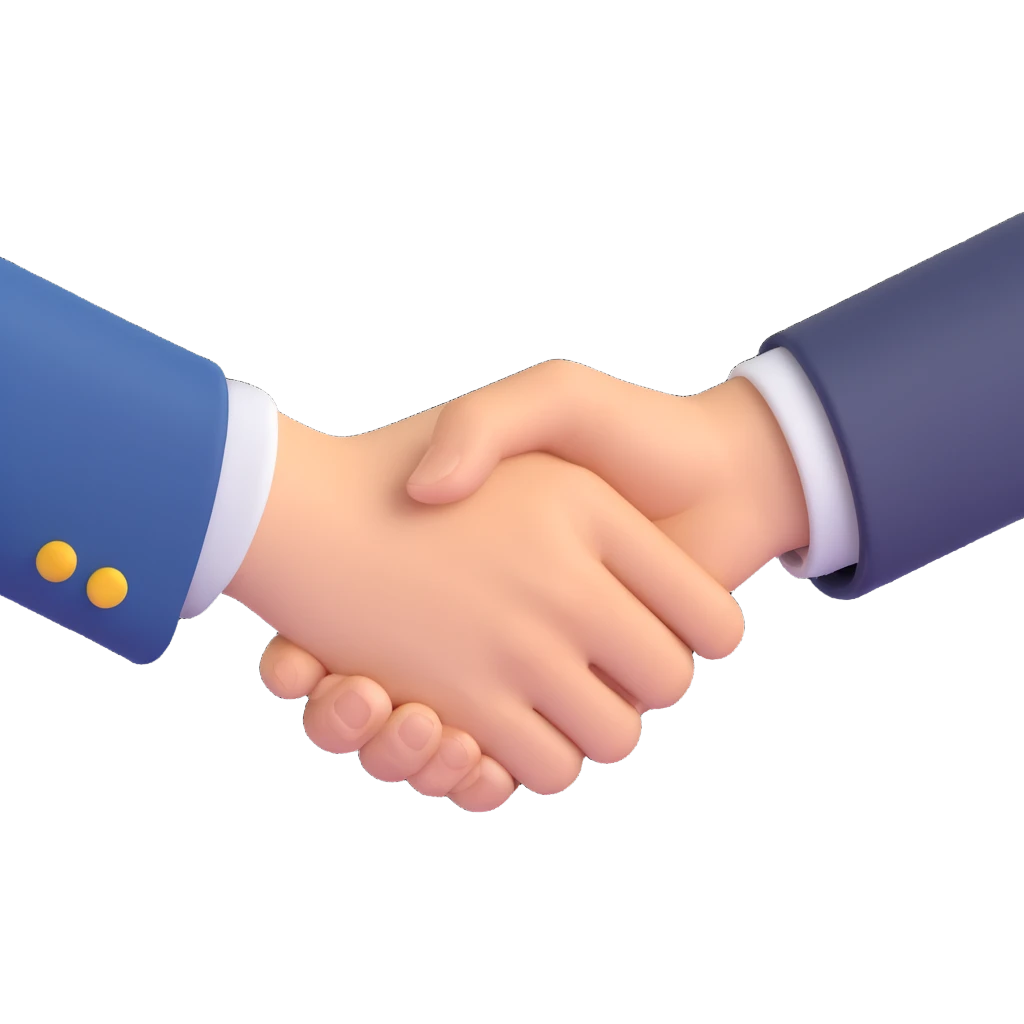 shaking hand emoji