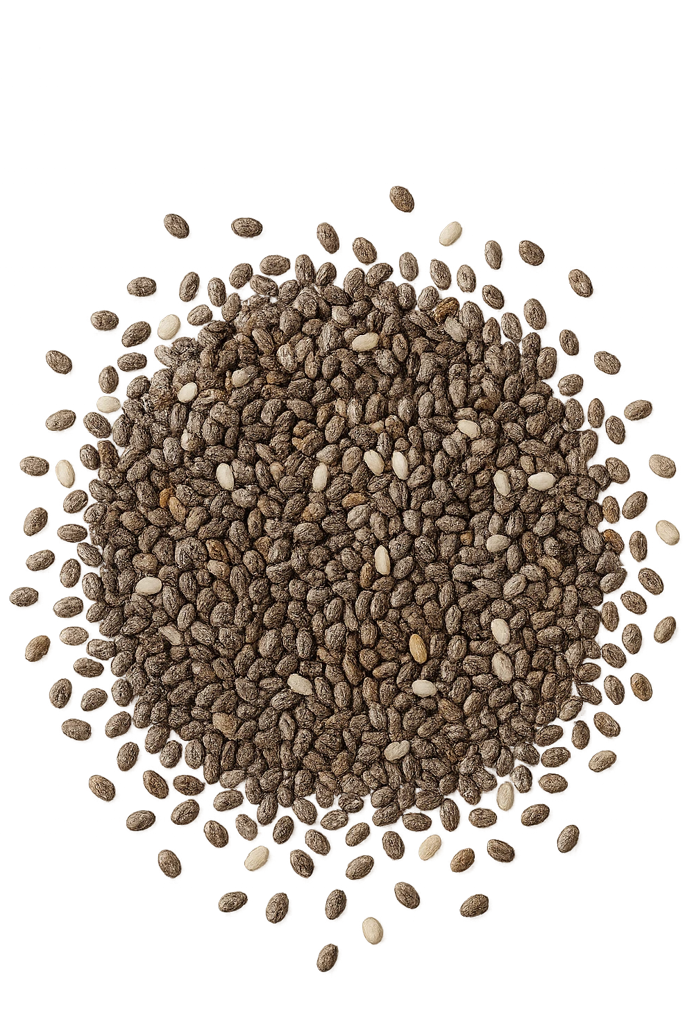semi di chia visti dall'alto emoji