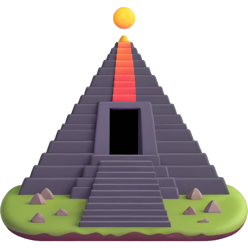 Toltec pyramid temple emoji