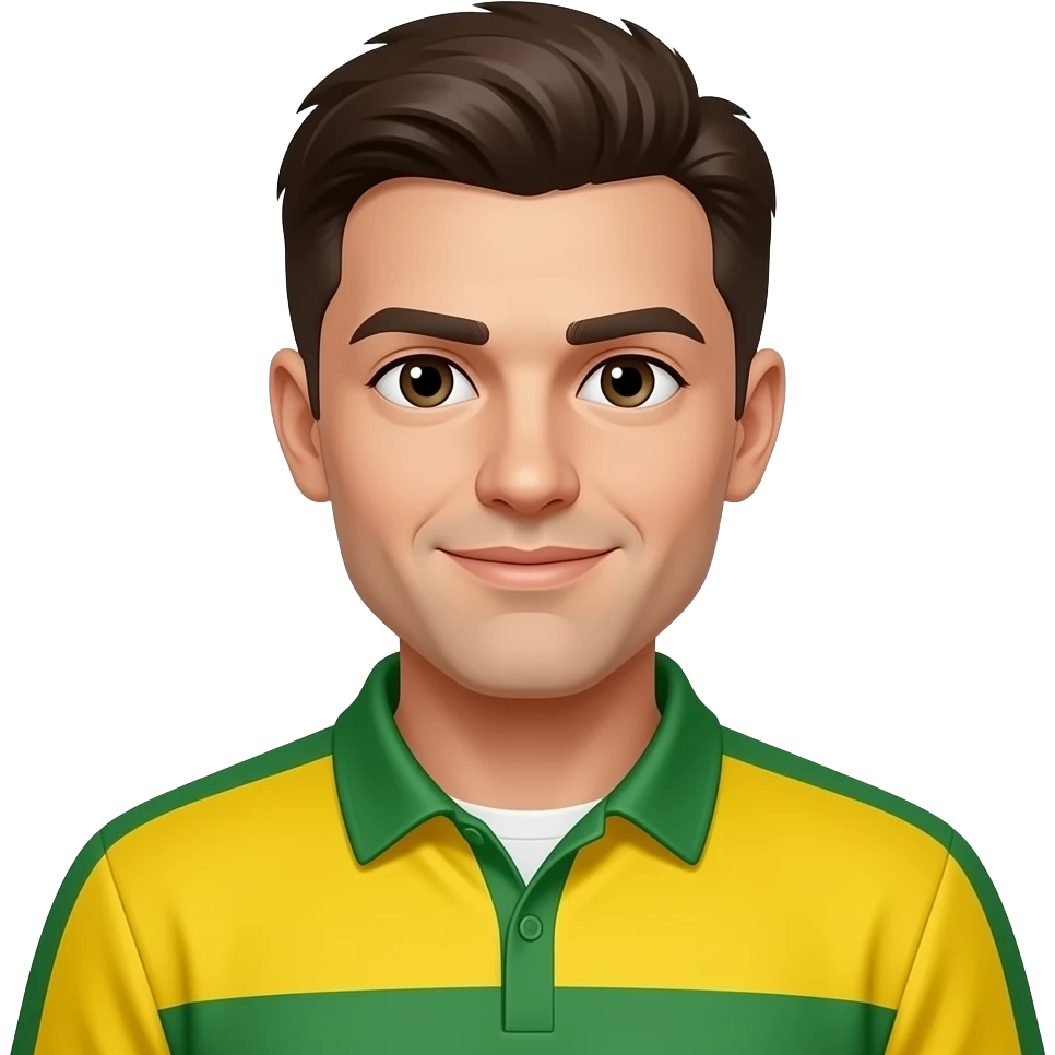 can you change the uniform colours to yellow and green emoji