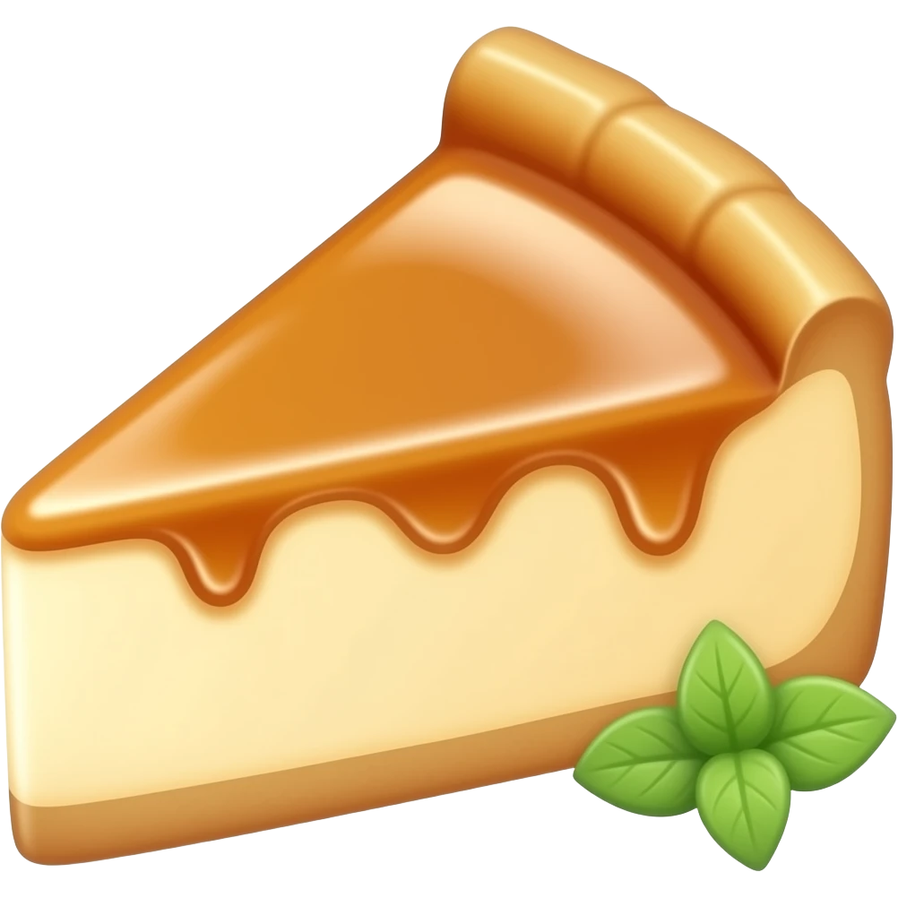 Cheesecake de dulce de leche emoji