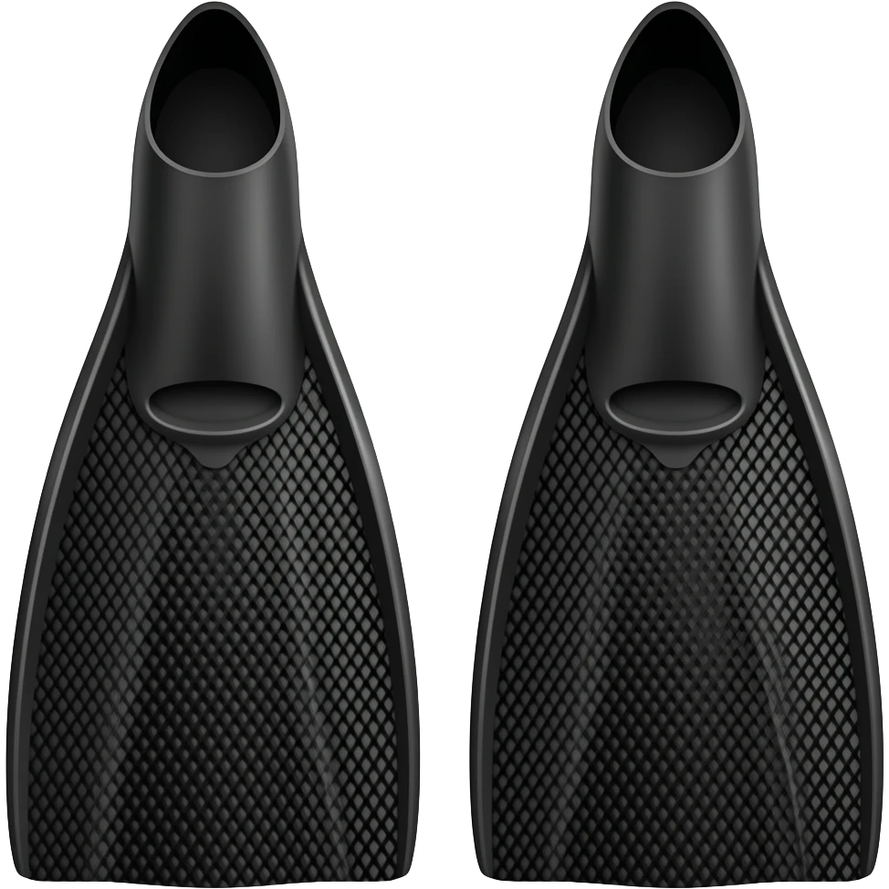 long freediving fins emoji