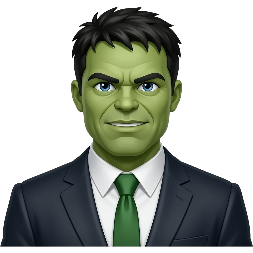 Hulk on shuit emoji