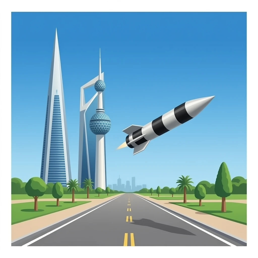 Kuwait Towers missiles coming emoji