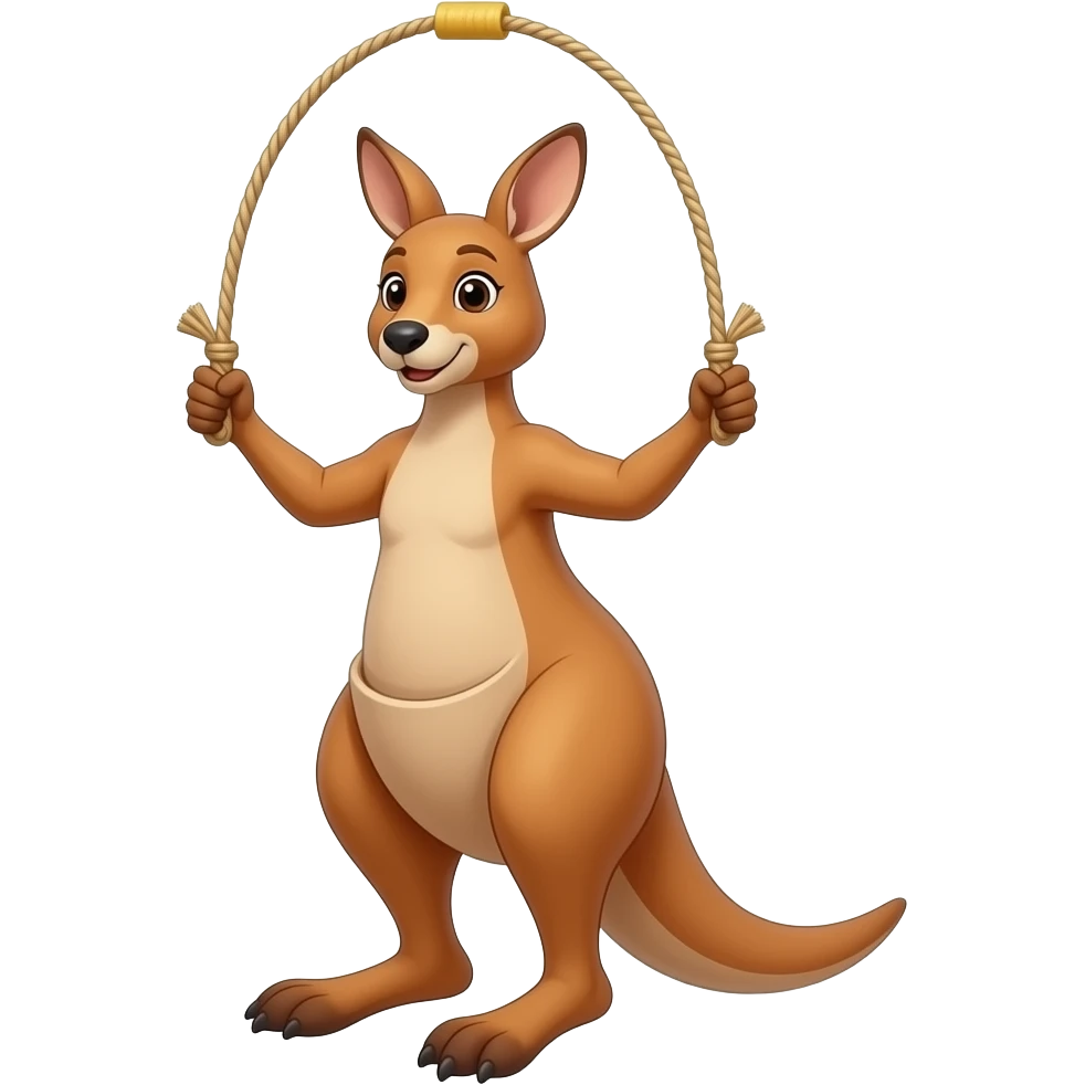 Ropeskipping tj trick känguruh emoji