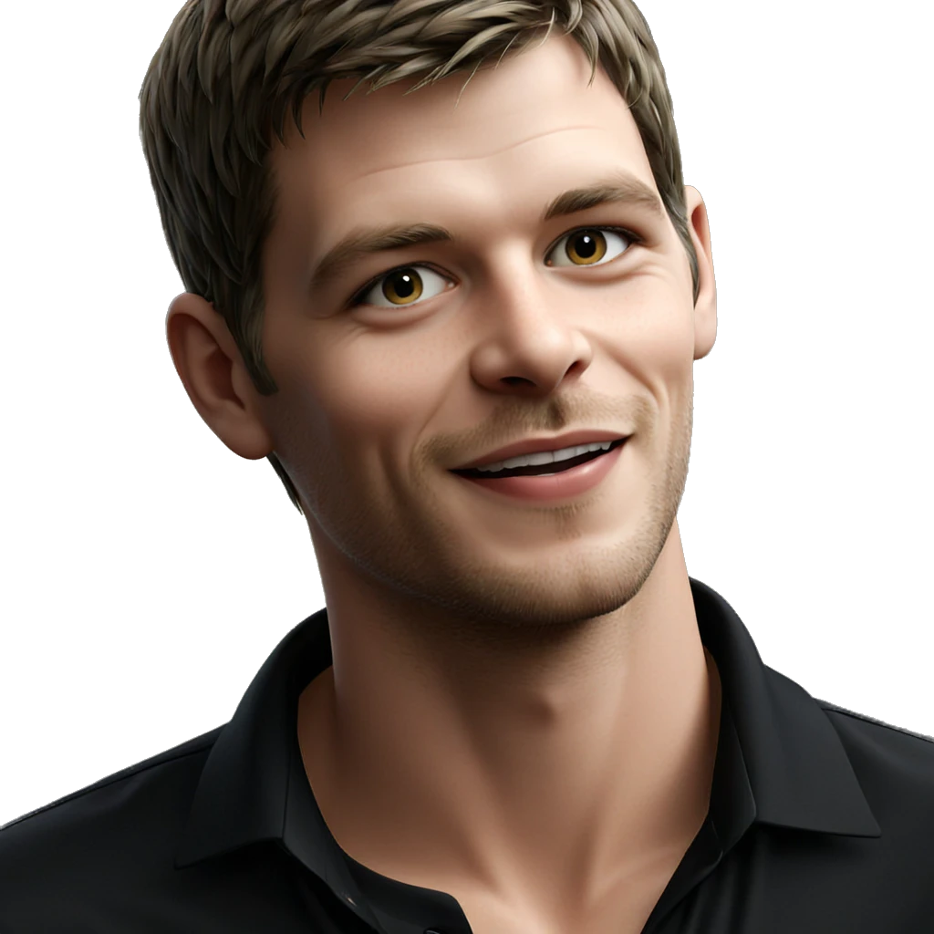 smiling boy in black shirt emoji