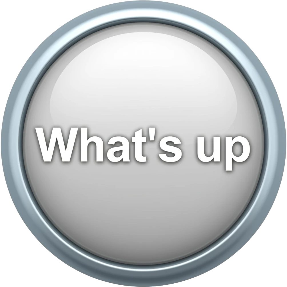 Whats up button emoji