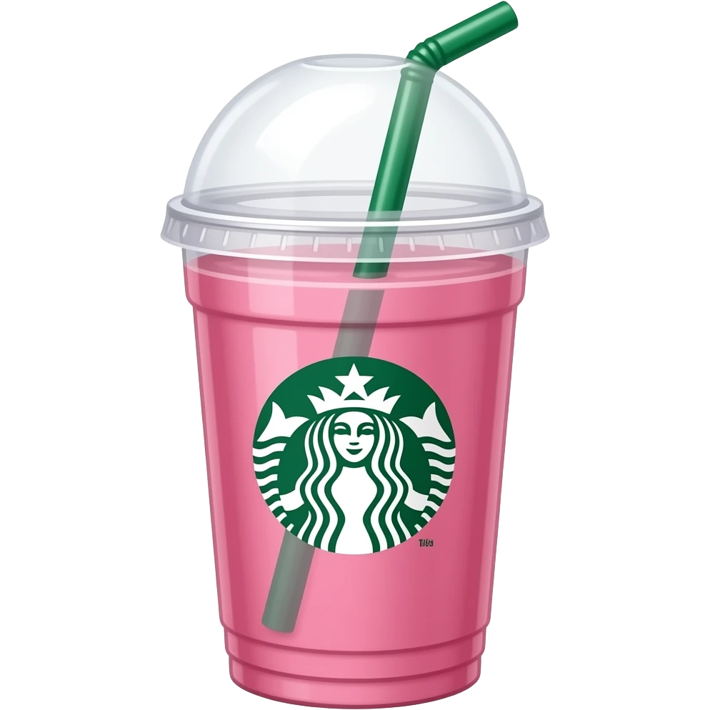 starbucks pink drink emoji