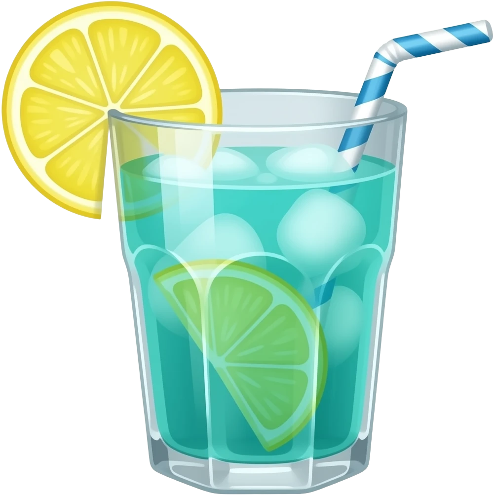 Бирюзовый ломонад emoji