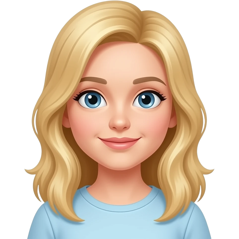 girl pretty blonde emoji
