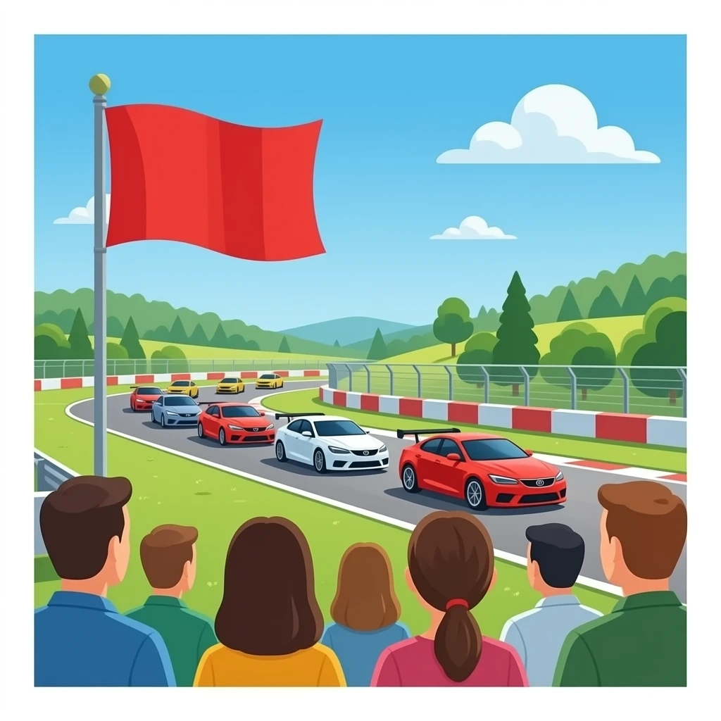 red flag motorsport emoji