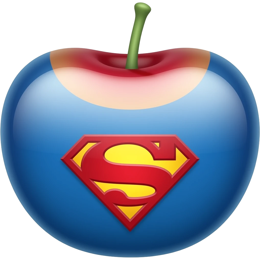 Superman cherry emoji
